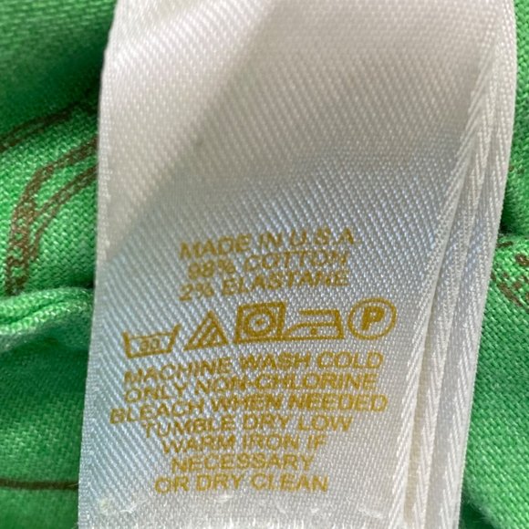 Kate Spade Bright Green Play Hooky Capri Pants Woman's 28 * - Picture 7 of 16